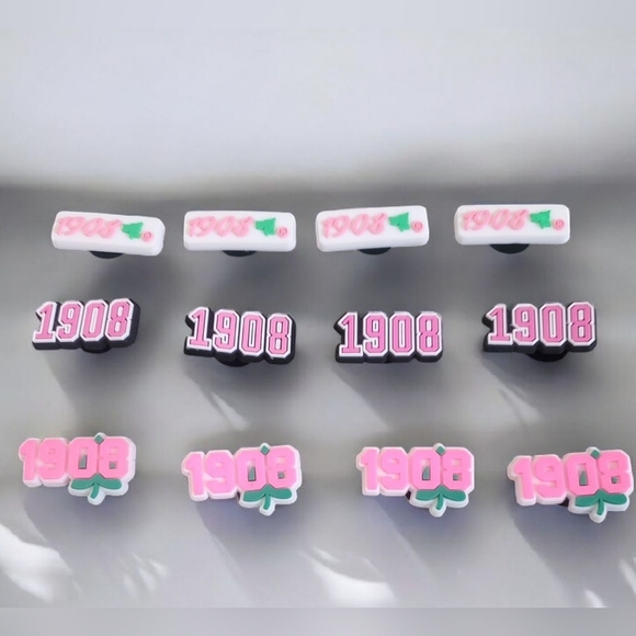 AKA Sorority Croc Charms - Picture 1 of 2